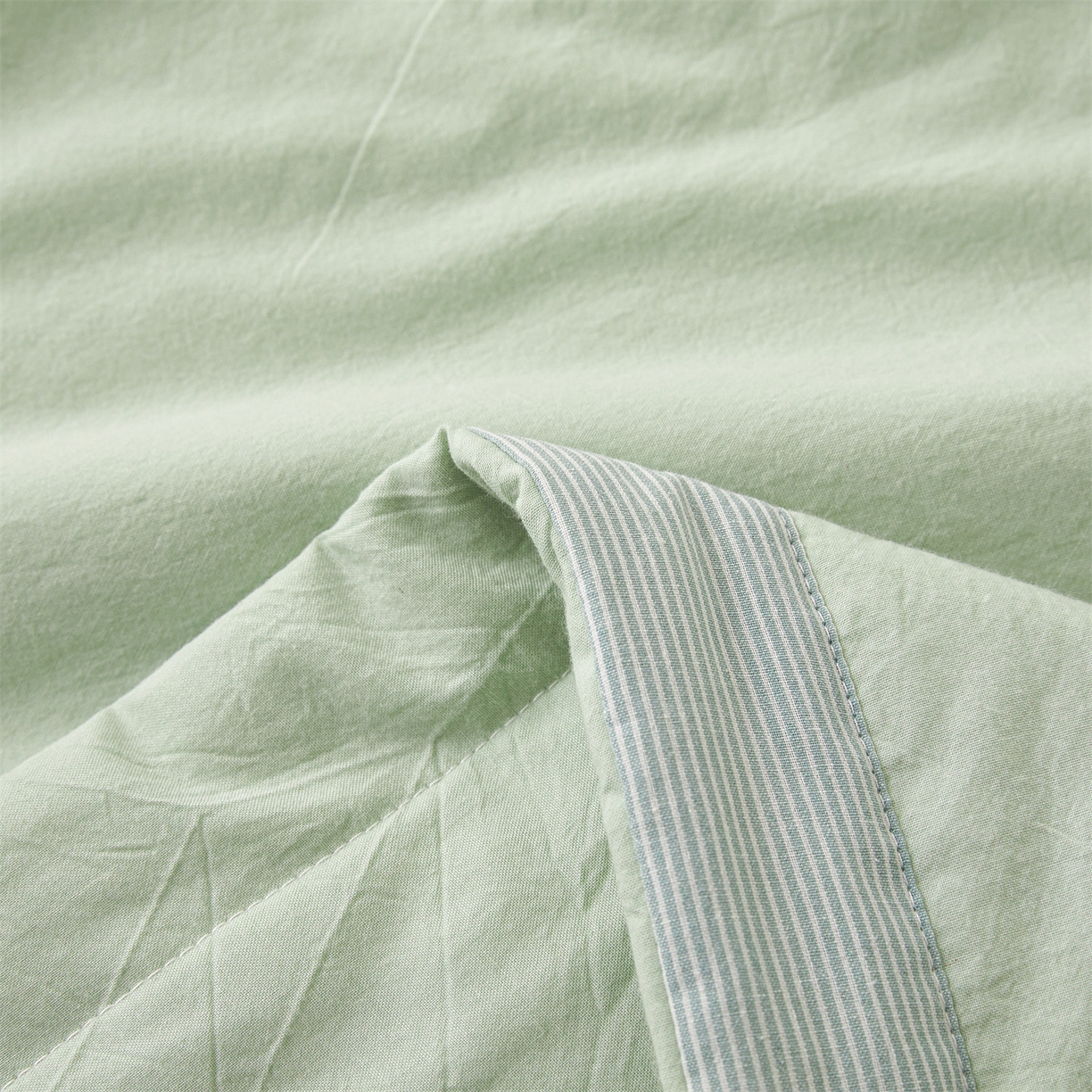 91家纺网 家纺一手货源 找家纺 招财星家纺 2026新款棉花夏被无印风纯色新疆棉夏凉被空调被棉花夏被棉花被子百分百新疆棉（带质检报告买家秀） 沐槿-浅绿