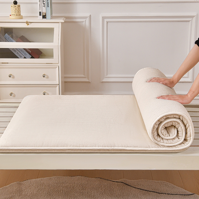 91家纺网 家纺一手货源 找家纺 （总）织雅漫 2026新款新疆棉花学生床垫千层铺棉久睡不塌宿舍专用单床垫床垫单件