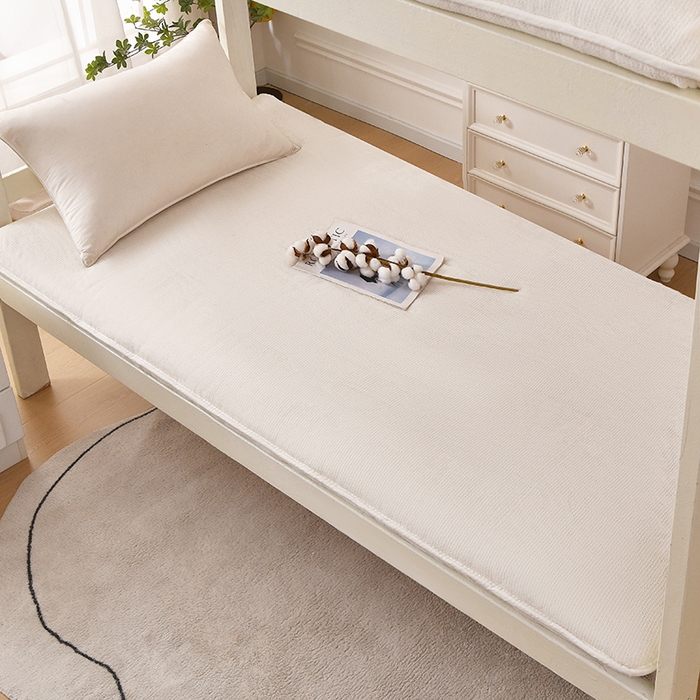 91家纺网 家纺一手货源 找家纺 （总）织雅漫 2026新款新疆棉花学生床垫千层铺棉久睡不塌宿舍专用单床垫床垫单件