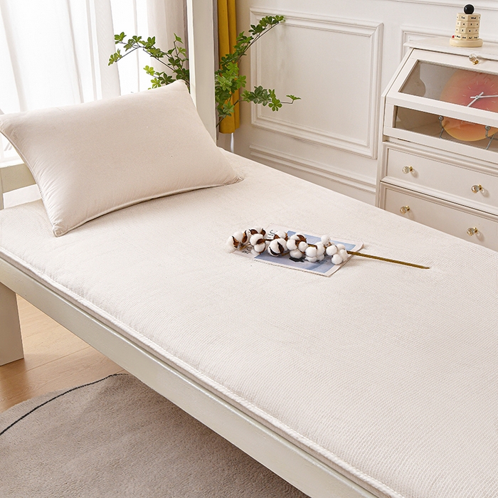 91家纺网 家纺一手货源 找家纺 （总）织雅漫 2026新款新疆棉花学生床垫千层铺棉久睡不塌宿舍专用单床垫床垫单件