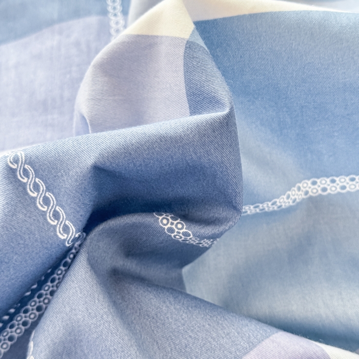 91家纺网 家纺一手货源 找家纺 疆东 【疆东】2026简约13372纯棉全棉学生三件套学生季宿舍上下铺全棉纯棉格子印花三件套件单品被套床单 克莱因