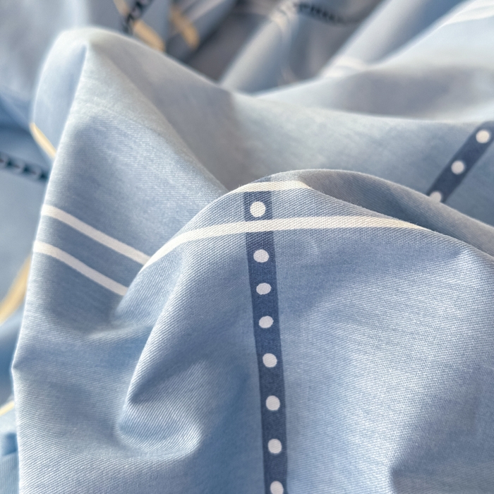 91家纺网 家纺一手货源 找家纺 疆东 【疆东】2026简约13372纯棉全棉学生三件套学生季宿舍上下铺全棉纯棉格子印花三件套件单品被套床单 莫兰迪