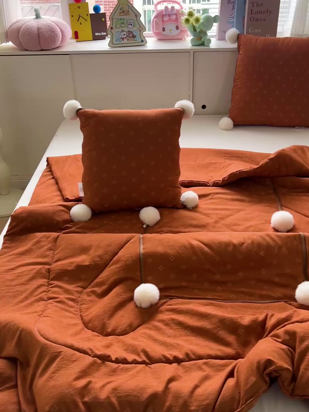 91家纺网 家纺一手货源 找家纺 （总）古本家居 2026新款四季水洗毛球系列抱枕被