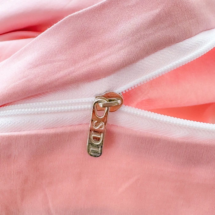 91家纺网 家纺一手货源 找家纺 疆东 2026高端100%新疆长绒棉100支纯棉全棉磨毛四件套纯色双拼全棉纯棉磨毛四件套单被套床单床笠单品 M粉色+M纤维绿