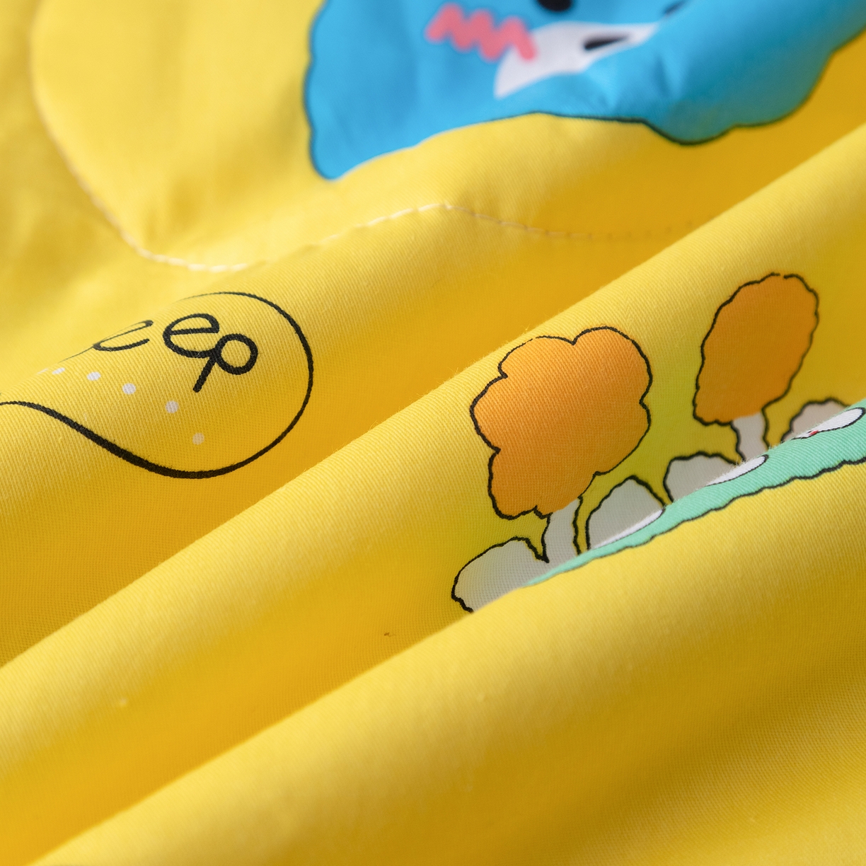 91家纺网 家纺一手货源 找家纺 春妮家纺 2026新款卡通幼儿园全棉儿童夏被夏凉被空调被 萌宠乐园