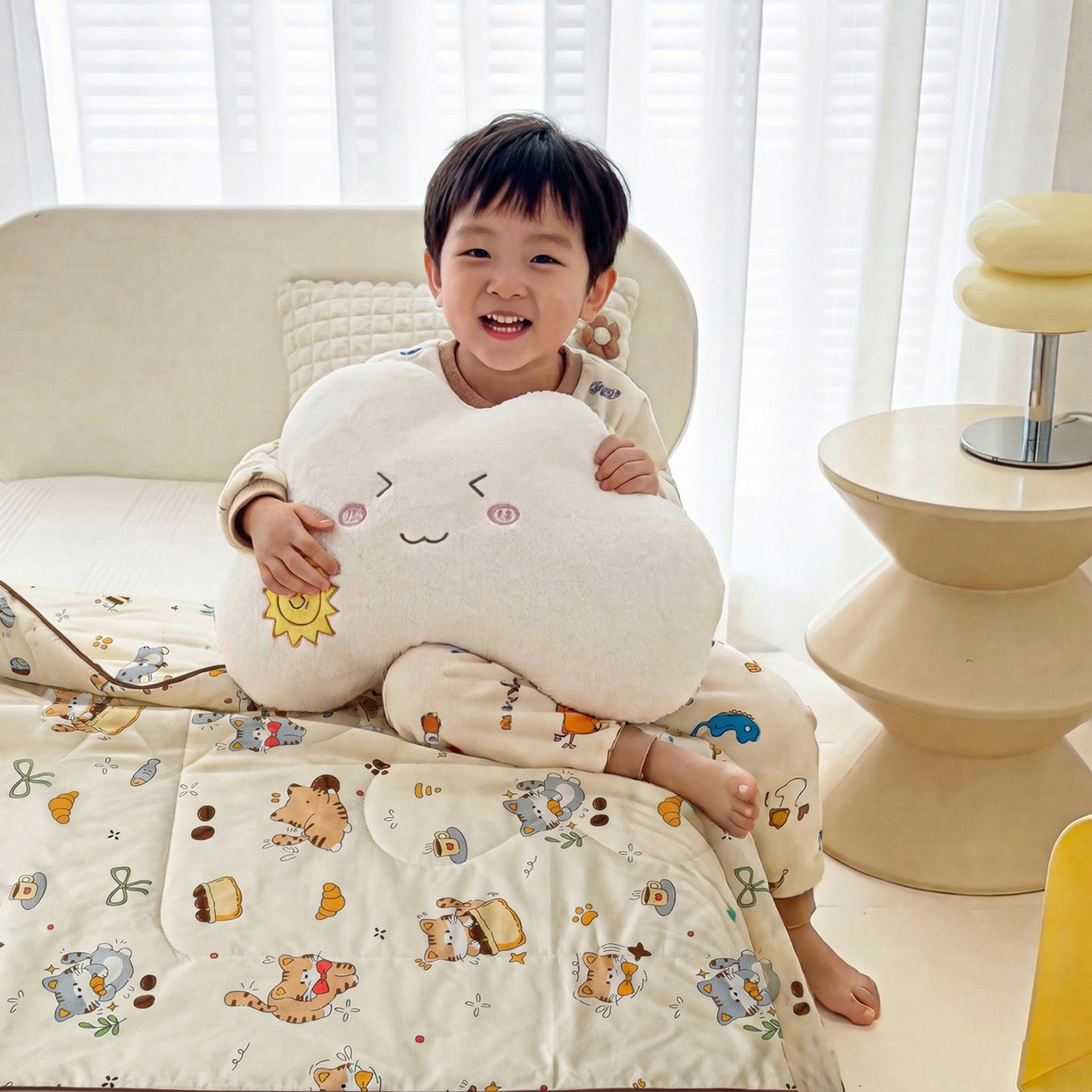 91家纺网 家纺一手货源 找家纺 春妮家纺 2026新款卡通幼儿园全棉儿童夏被夏凉被空调被 休闲娱乐