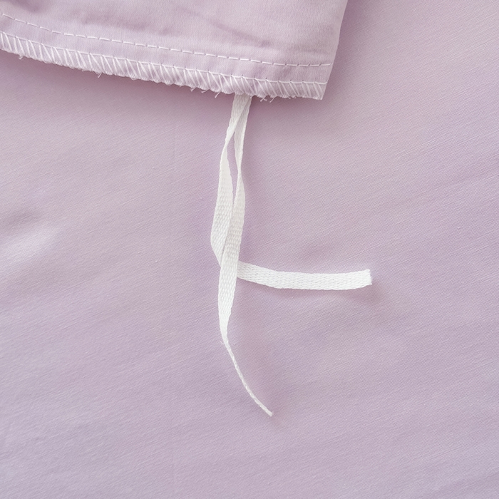 91家纺网 家纺一手货源 找家纺 疆东 2026高端100%新疆长绒棉100支纯棉全棉磨毛四件套纯色双拼全棉纯棉磨毛四件套单被套床单床笠单品 M紫色