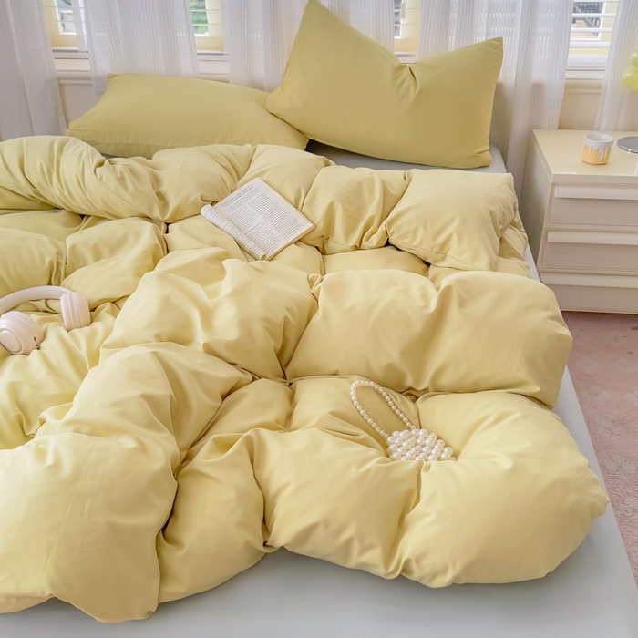 91家纺网 家纺一手货源 找家纺 疆东 2026高端100%新疆长绒棉100支纯棉全棉磨毛四件套纯色双拼全棉纯棉磨毛四件套单被套床单床笠单品 M纤维绿+M灰色