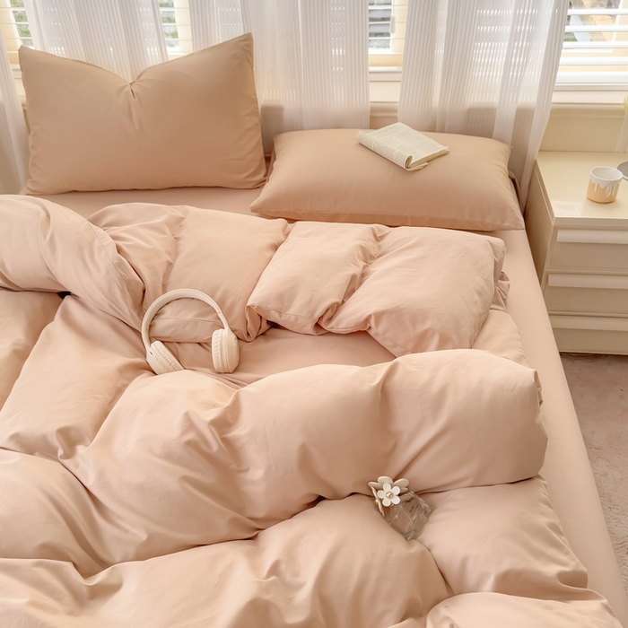 91家纺网 家纺一手货源 找家纺 疆东 【疆东】2026高端100%新疆全棉长绒棉磨毛被套纯色100支纯棉磨毛被套单品件被罩学生单双人被套 M卡其单被套（长绒棉全棉磨毛）