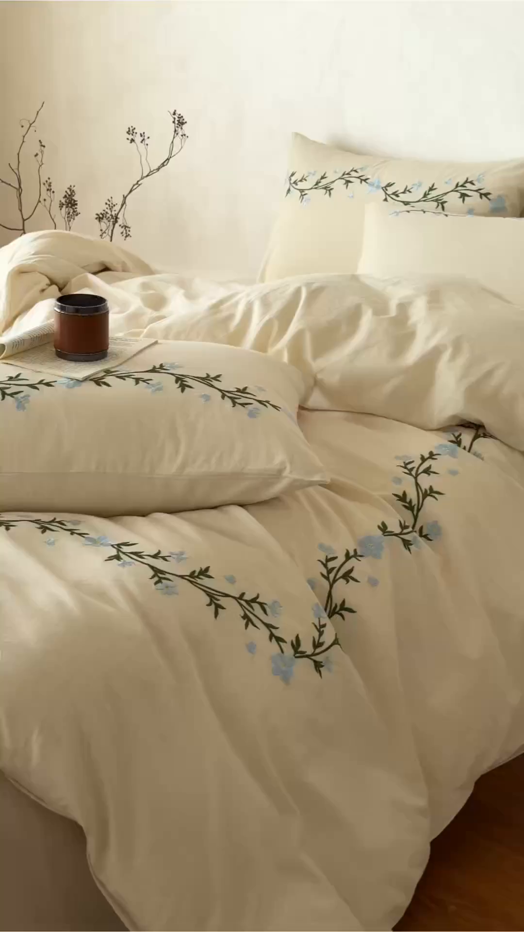 91家纺网 家纺一手货源 找家纺 （总）Mr.pig猪先生水洗棉 2026新款棉麻绣花四件套（展示价格为平台控价，供货价格联系门市）