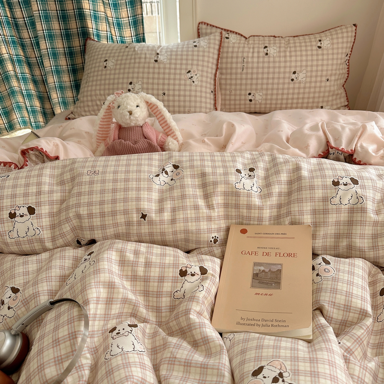 91家纺网 家纺一手货源 找家纺 （总）瑞莱 （持续上新）2026新款全棉纯棉印花贝壳边四件套