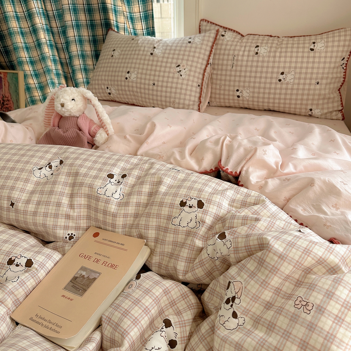 91家纺网 家纺一手货源 找家纺 （总）瑞莱 （持续上新）2026新款全棉纯棉印花贝壳边四件套