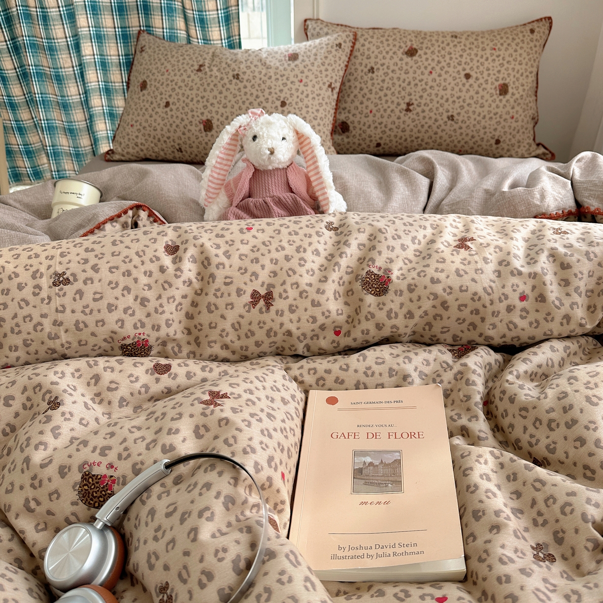 91家纺网 家纺一手货源 找家纺 瑞莱 （持续上新）2026新款全棉纯棉印花贝壳边四件套 千禧少女