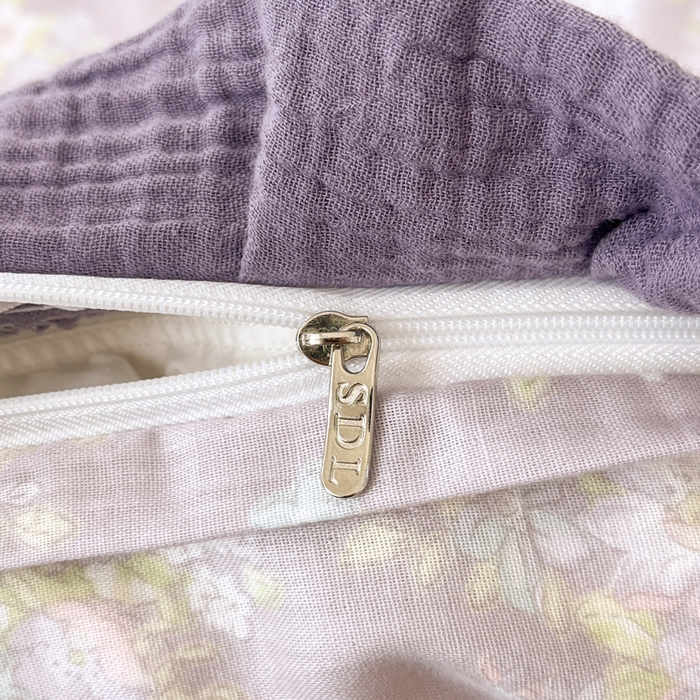 91家纺网 家纺一手货源 找家纺 【疆东】2026韩版蕾丝花边纯棉全棉双层纱四件套印花纯棉四件套法式赫本木耳花边全棉公主双层纱四件套