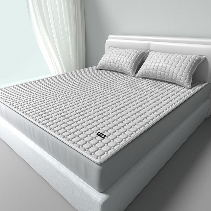 91家纺网 家纺一手货源 找家纺 （总）简一 2026新款无印风方块乳胶凉席系列