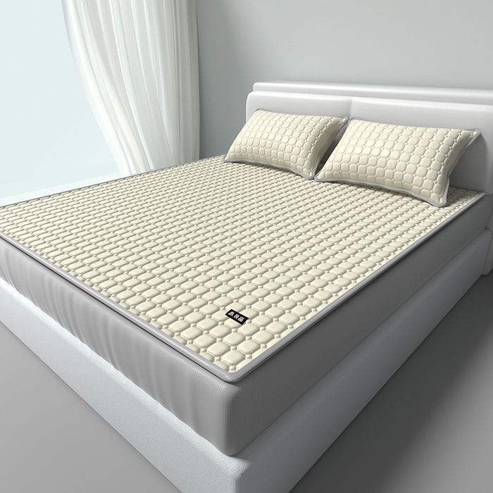 91家纺网 家纺一手货源 找家纺 （总）简一 2026新款无印风方块乳胶凉席系列