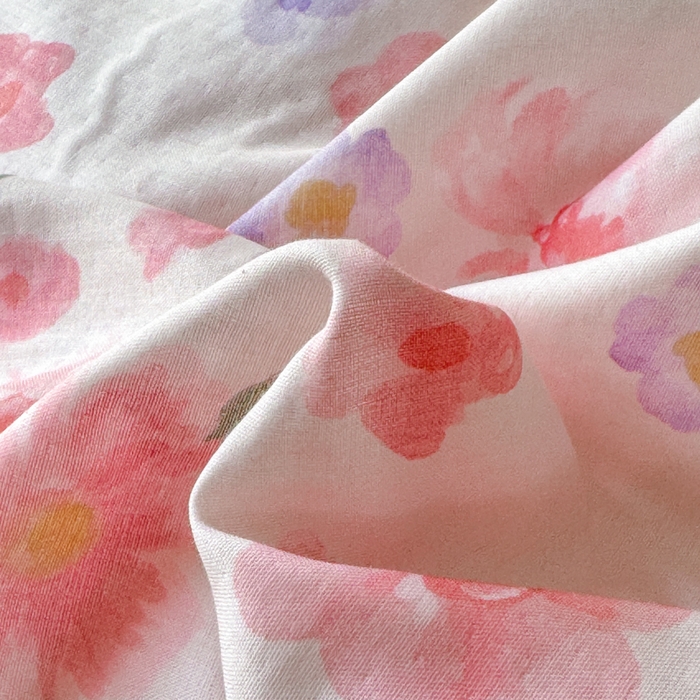 91家纺网 家纺一手货源 找家纺 疆东 【疆东】2026韩版蕾丝花边纯棉全棉双层纱四件套印花纯棉四件套法式赫本木耳花边全棉公主双层纱四件套 樱花