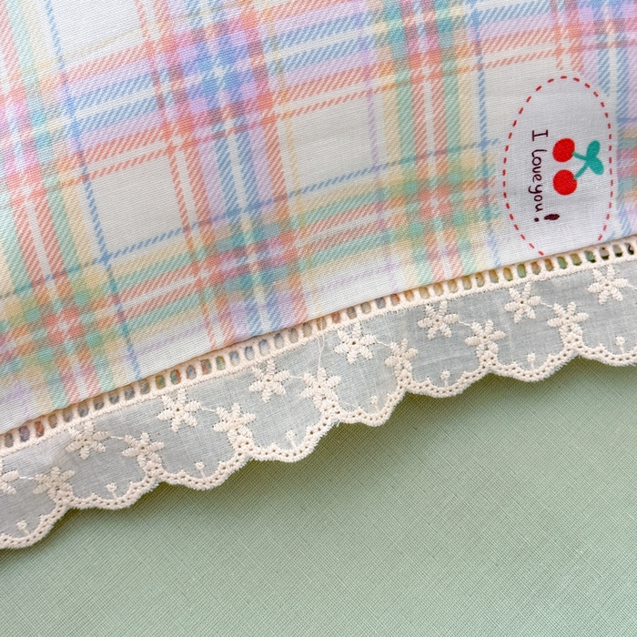 91家纺网 家纺一手货源 找家纺 疆东 【疆东】2026韩版蕾丝花边纯棉全棉双层纱四件套印花纯棉四件套法式赫本木耳花边全棉公主双层纱四件套 晴空