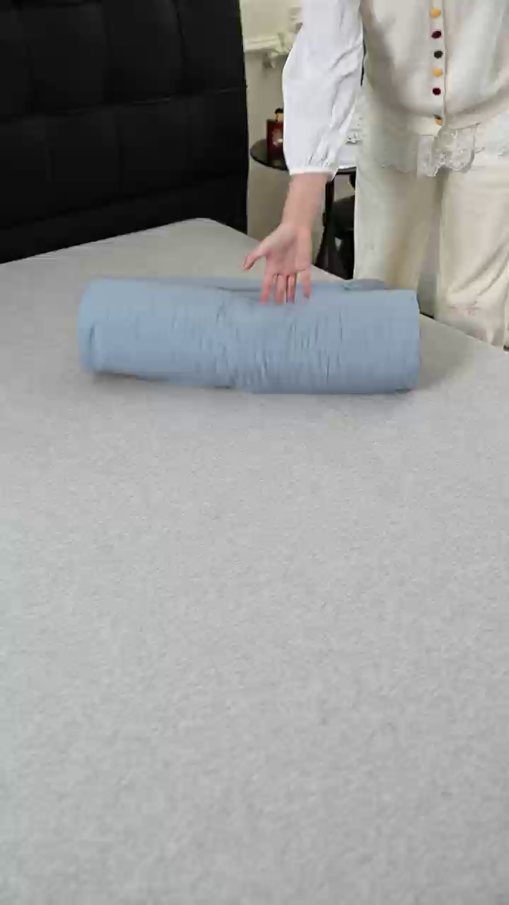 91家纺网 家纺一手货源 找家纺 （总）帕芬鸟家纺 2026新款100%棉花夏凉被空调被夏被四件套-格子系列