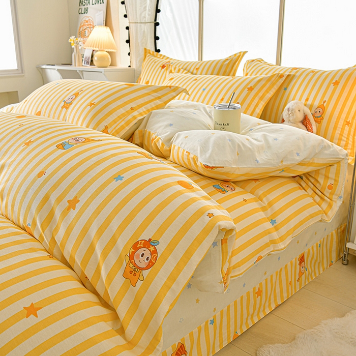 91家纺网 家纺一手货源 找家纺 （总）绘萱家居 2026直播爆款一字绣吊边款纯棉100%全棉四件套印花百分百（喷气高品质）