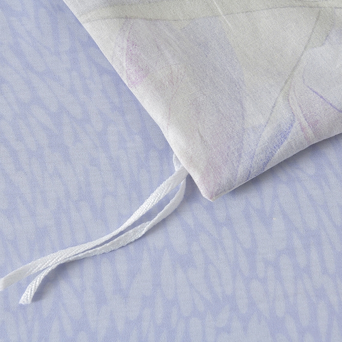 91家纺网 家纺一手货源 找家纺 绘萱家居 2026直播爆款一字绣吊边款纯棉100%全棉四件套印花百分百（喷气高品质）花间私语