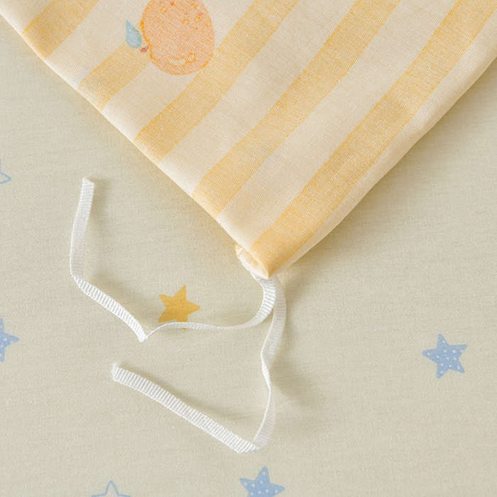 91家纺网 家纺一手货源 找家纺 绘萱家居 2026直播爆款一字绣吊边款纯棉100%全棉四件套印花百分百（喷气高品质）条纹萌星