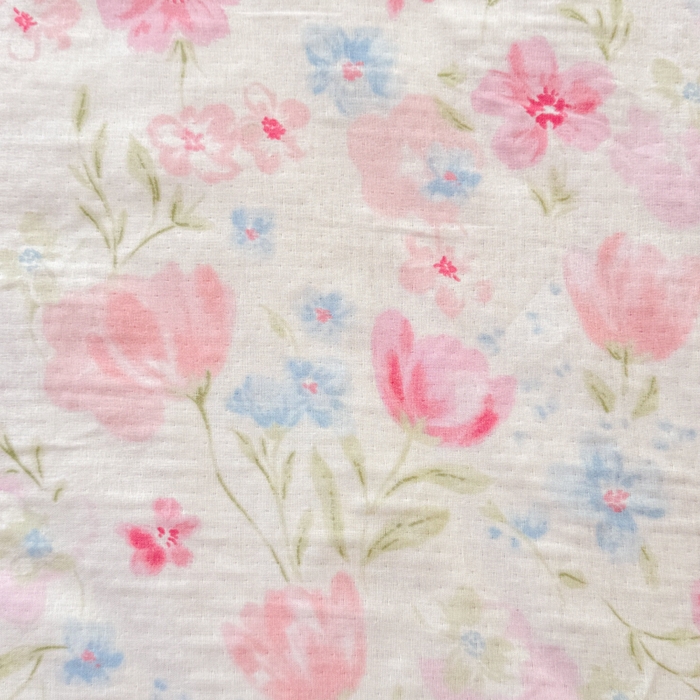 91家纺网 家纺一手货源 找家纺 疆东 2026新款韩版花边A类全棉双层纱单夏被 配包装 春日颂