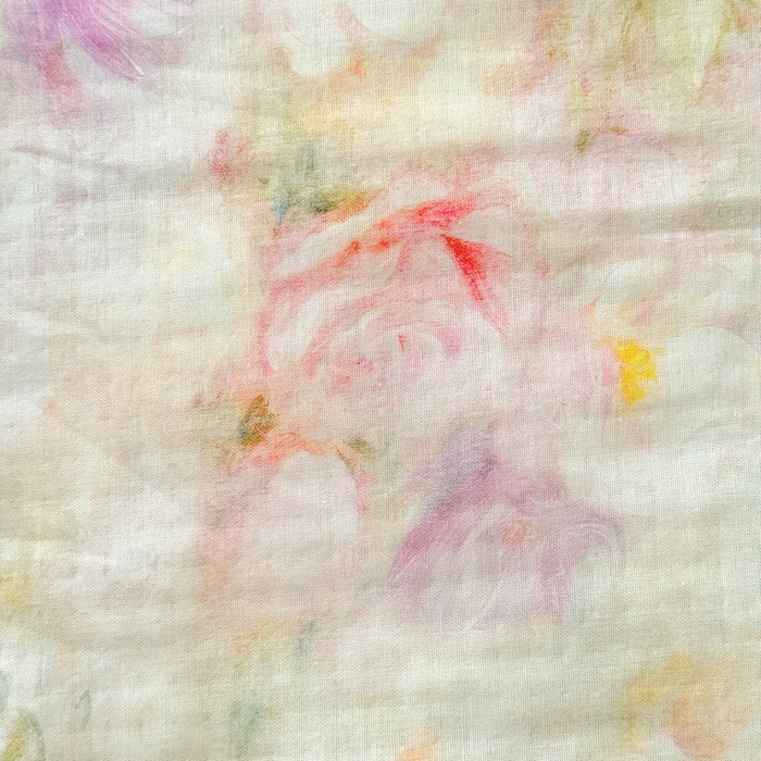 91家纺网 家纺一手货源 找家纺 疆东 2026新款韩版花边A类全棉双层纱单夏被 配包装 油画