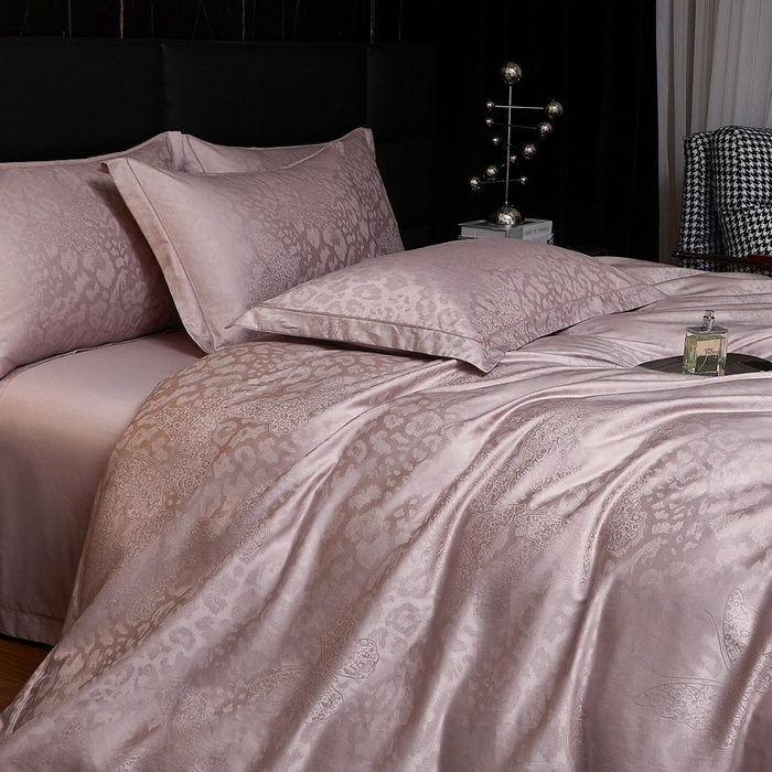 91家纺网 家纺一手货源 找家纺 （总）金纱玉纺家纺 2026春夏新款全棉纯棉提花工艺四件套