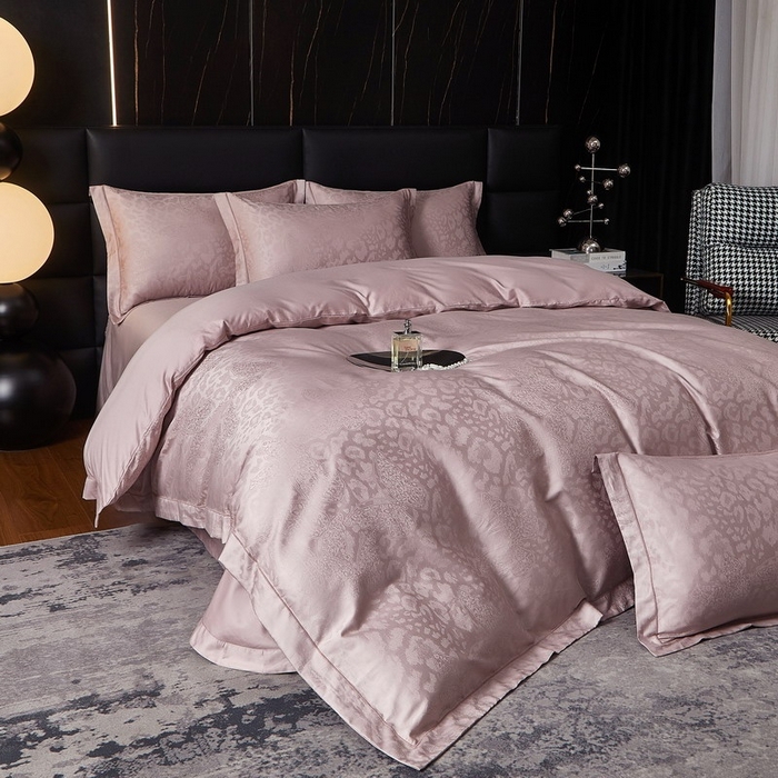 91家纺网 家纺一手货源 找家纺 （总）金纱玉纺家纺 2026春夏新款全棉纯棉提花工艺四件套