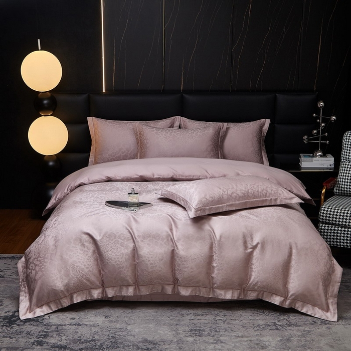 91家纺网 家纺一手货源 找家纺 （总）金纱玉纺家纺 2026春夏新款全棉纯棉提花工艺四件套