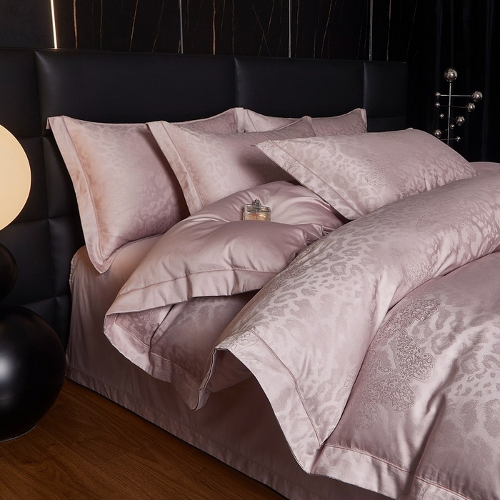 91家纺网 家纺一手货源 找家纺 （总）金纱玉纺家纺 2026春夏新款全棉纯棉提花工艺四件套