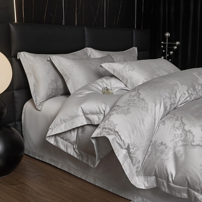 91家纺网 家纺一手货源 找家纺 （总）金纱玉纺家纺 2026春夏新款全棉纯棉提花工艺四件套