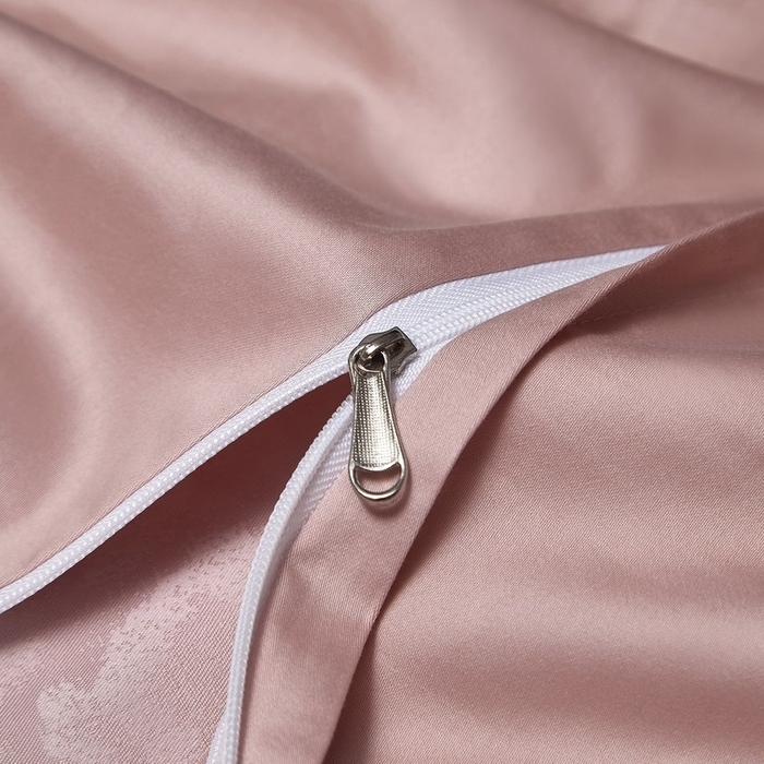 91家纺网 家纺一手货源 找家纺 金纱玉纺家纺 2026春夏新款全棉纯棉提花工艺四件套 豹纹蝶舞-豆沙