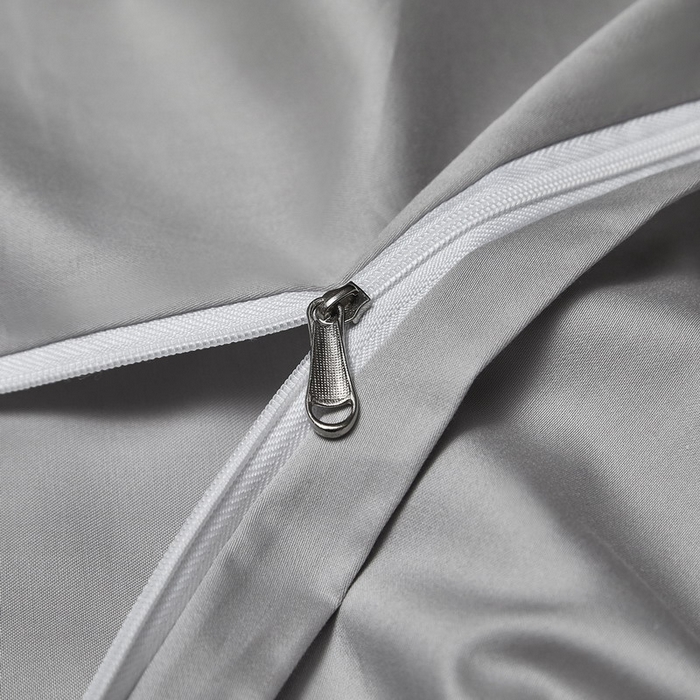 91家纺网 家纺一手货源 找家纺 金纱玉纺家纺 2026春夏新款全棉纯棉提花工艺四件套 豹纹蝶舞-亚麻灰