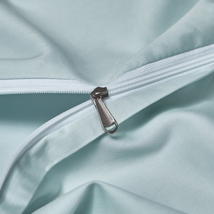 91家纺网 家纺一手货源 找家纺 金纱玉纺家纺 2026春夏新款全棉纯棉提花工艺四件套 花间私语-甜蓝