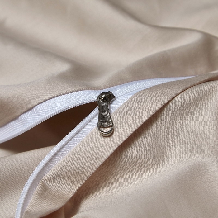 91家纺网 家纺一手货源 找家纺 金纱玉纺家纺 2026春夏新款全棉纯棉提花工艺四件套 纱缦-象牙灰