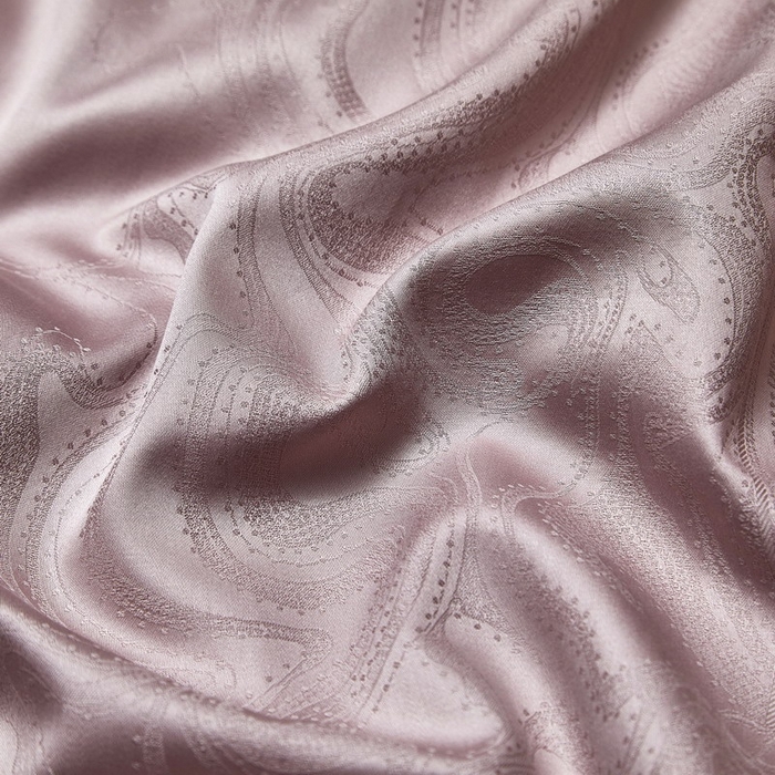 91家纺网 家纺一手货源 找家纺 金纱玉纺家纺 2026春夏新款全棉纯棉提花工艺四件套 云织间屿-紫豆沙