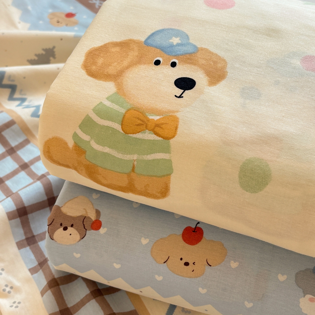 91家纺网 家纺一手货源 找家纺 （总）居眠 2026新款全棉单层印花单床笠