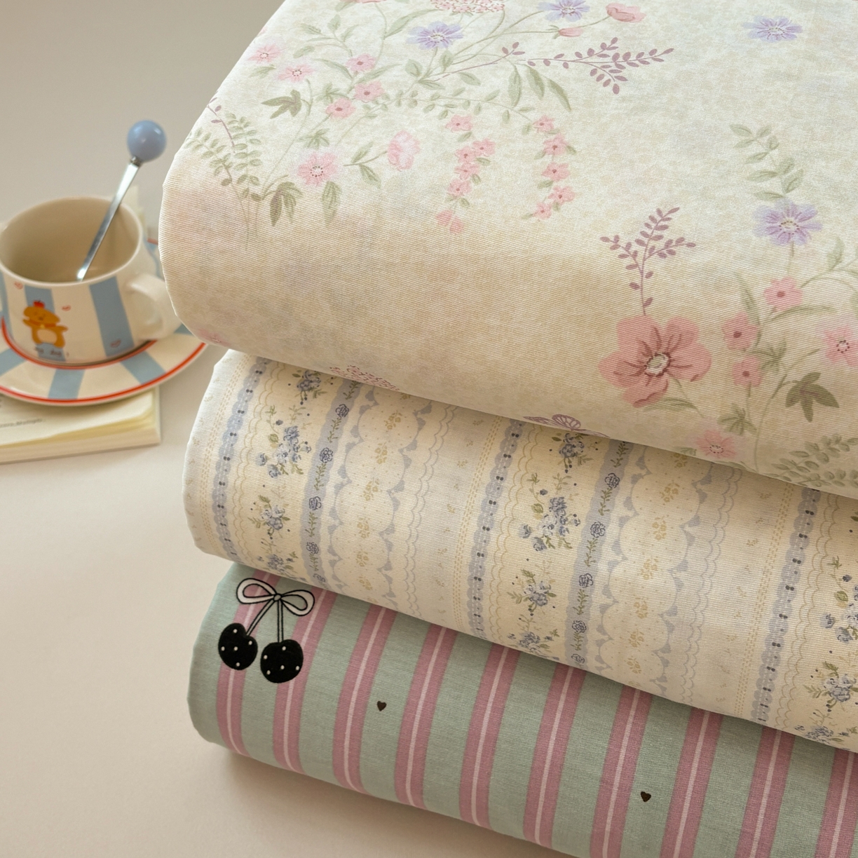 91家纺网 家纺一手货源 找家纺 （总）居眠 2026新款全棉单层印花单床笠