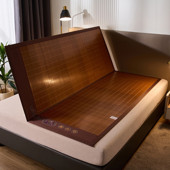 91家纺网 家纺一手货源 找家纺 （总）鑫琪莱家纺 2025新款双面竹席冰丝席竹凉席学生宿舍席子