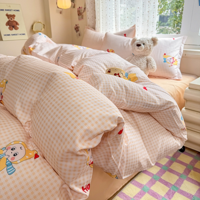 91家纺网 家纺一手货源 找家纺 （总）梦舒阳家纺 新款古法水洗棉仿棉云感泡泡四件套,幸运星,摇摇马,素影,小狗日记,兔语花时,小字母,好运兔,柔粉花影,寻香,紫棠花,浅棕,墨花,复古花,叶语星,好朋友,绿野仙踪