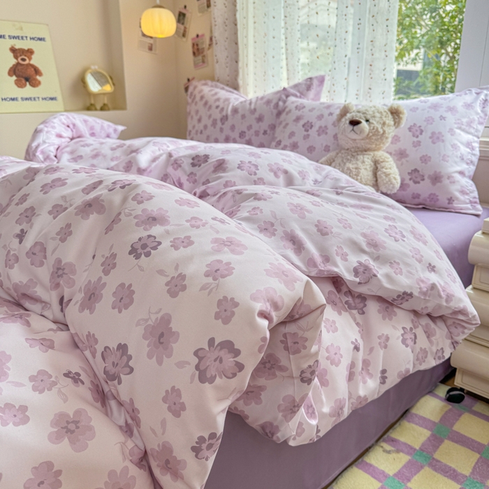 91家纺网 家纺一手货源 找家纺 （总）梦舒阳家纺 新款古法水洗棉仿棉云感泡泡四件套