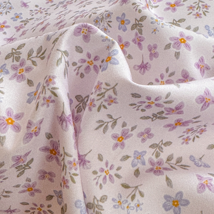 91家纺网 家纺一手货源 找家纺 梦舒阳家纺 新款古法水洗棉仿棉云感泡泡四件套 紫棠花