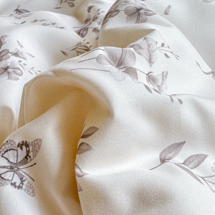 91家纺网 家纺一手货源 找家纺 梦舒阳家纺 新款古法水洗棉仿棉云感泡泡四件套 墨花