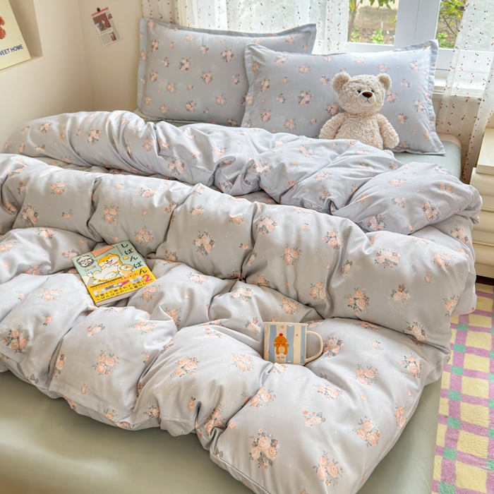 91家纺网 家纺一手货源 找家纺 梦舒阳家纺 新款古法水洗棉仿棉云感泡泡四件套 绿野仙踪