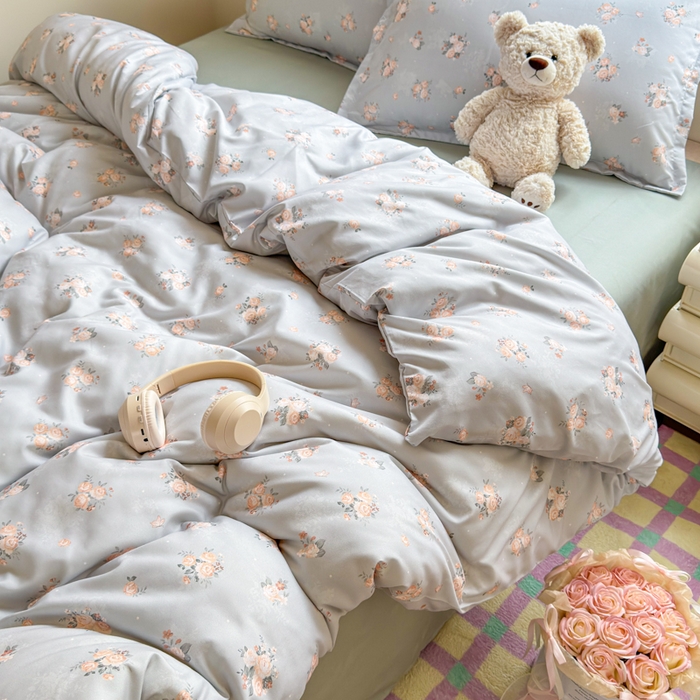 91家纺网 家纺一手货源 找家纺 梦舒阳家纺 新款古法水洗棉仿棉云感泡泡四件套 绿野仙踪