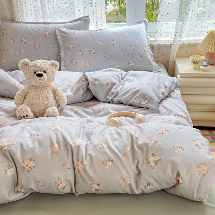 91家纺网 家纺一手货源 找家纺 梦舒阳家纺 新款古法水洗棉仿棉云感泡泡四件套 绿野仙踪