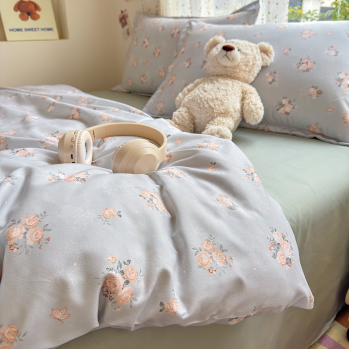 91家纺网 家纺一手货源 找家纺 梦舒阳家纺 新款古法水洗棉仿棉云感泡泡四件套 绿野仙踪