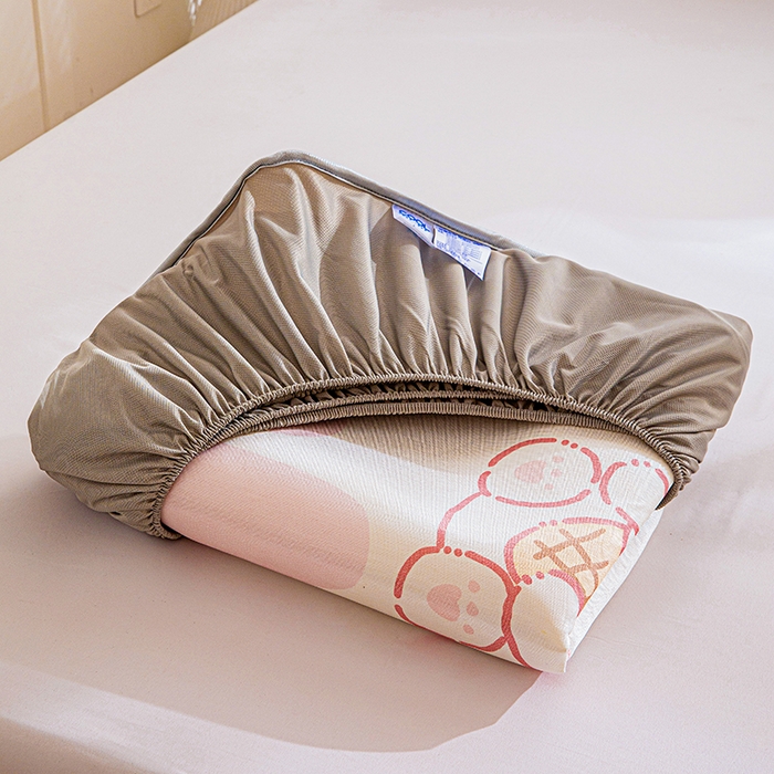 91家纺网 家纺一手货源 找家纺 富馨莱 2026新款冰丝凉席床笠款凉席席子支持一件定制定做 冰淇淋兔